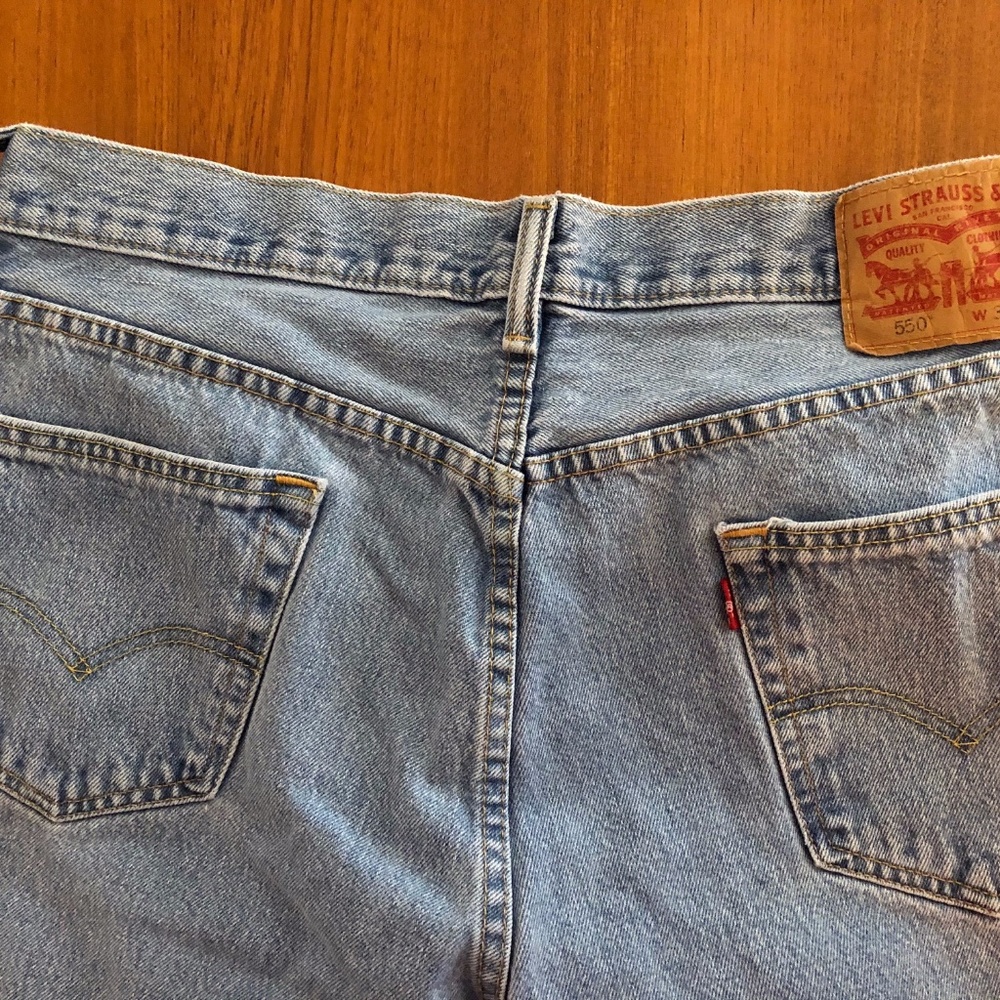 Levis Mens 550 Jeans Relaxed Fit